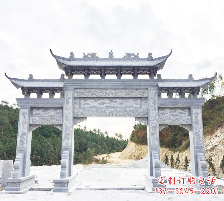 廊坊中领雕塑精美牌坊雕塑