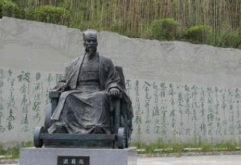 廊坊古典诸葛亮雕塑