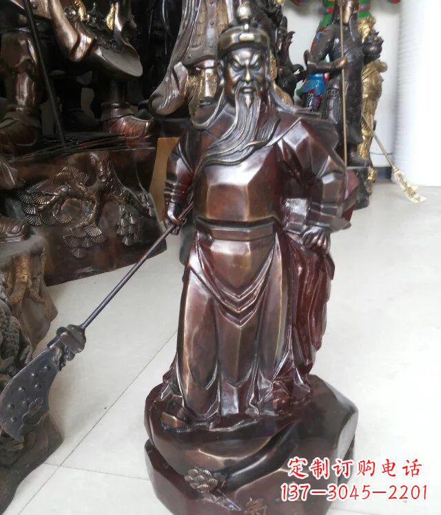 廊坊中领雕塑&关公铜雕