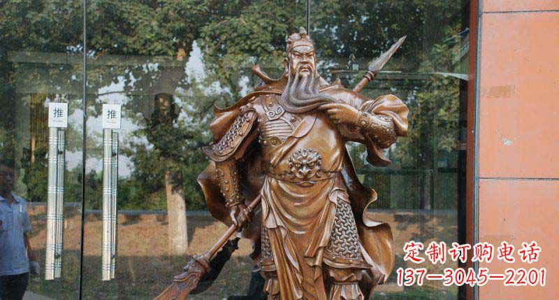 廊坊关公古代人物铜雕