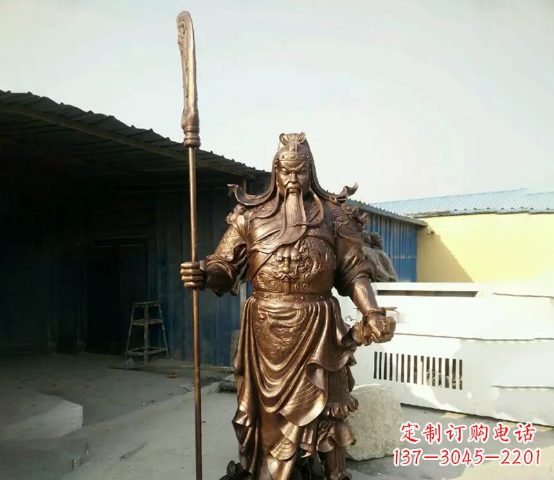 廊坊关公人物铜雕