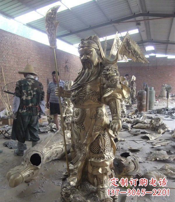 廊坊关公铜雕:传承中国传统文化