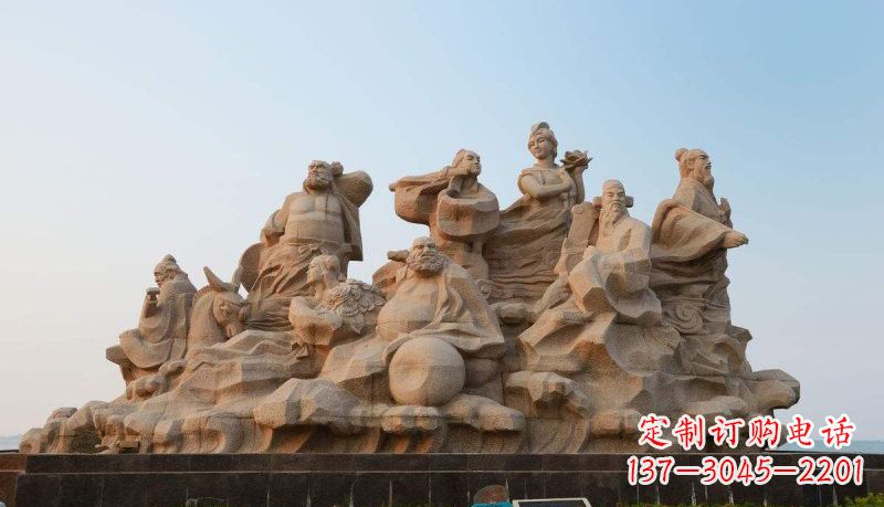 廊坊专业定制八仙过海雕塑