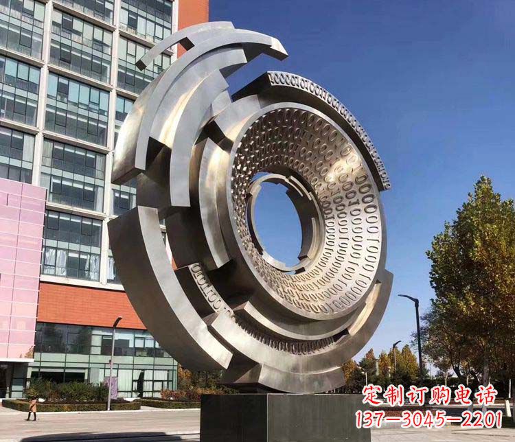 廊坊不锈钢工业齿轮雕塑