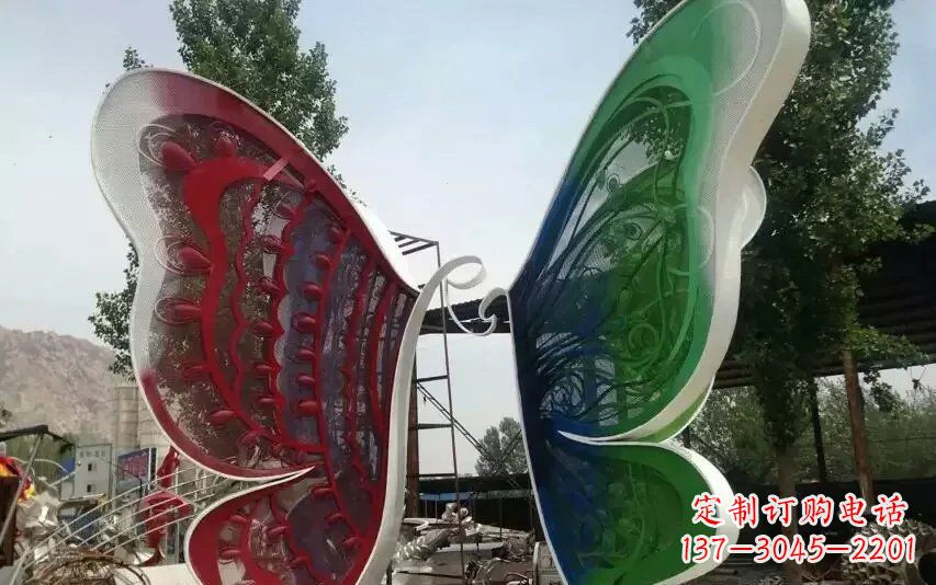 廊坊精美不锈钢蝴蝶雕塑