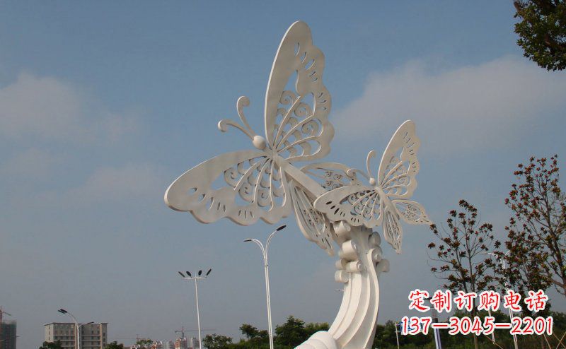 廊坊完美的蝴蝶不锈钢雕塑