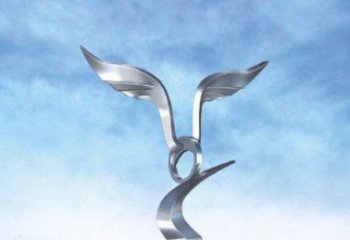 廊坊中领雕塑出品：不锈钢海鸥雕塑