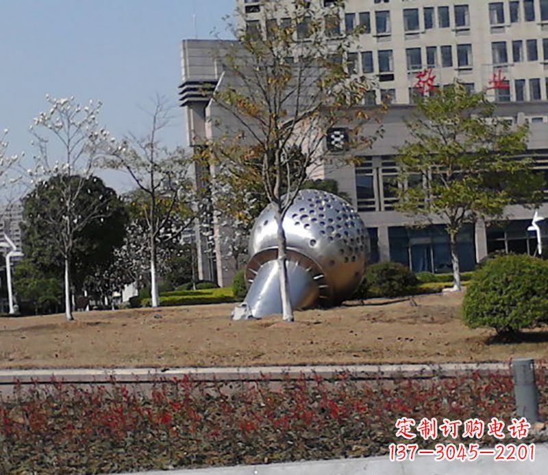 廊坊传统话筒雕塑,融合现代美学设计