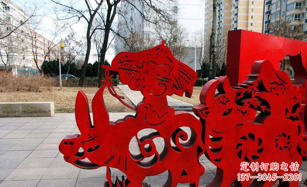 廊坊超乎想象的精致牧童雕塑