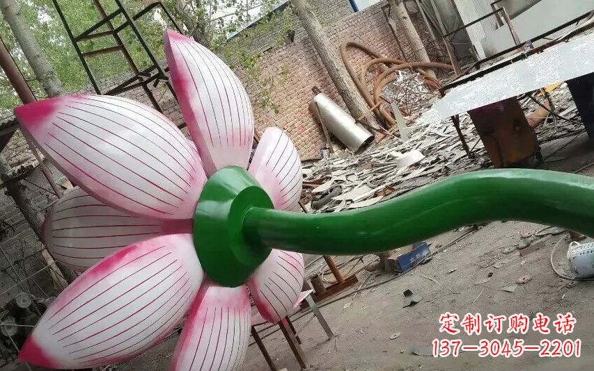 廊坊中领雕塑-精致无比的不锈钢莲花雕塑