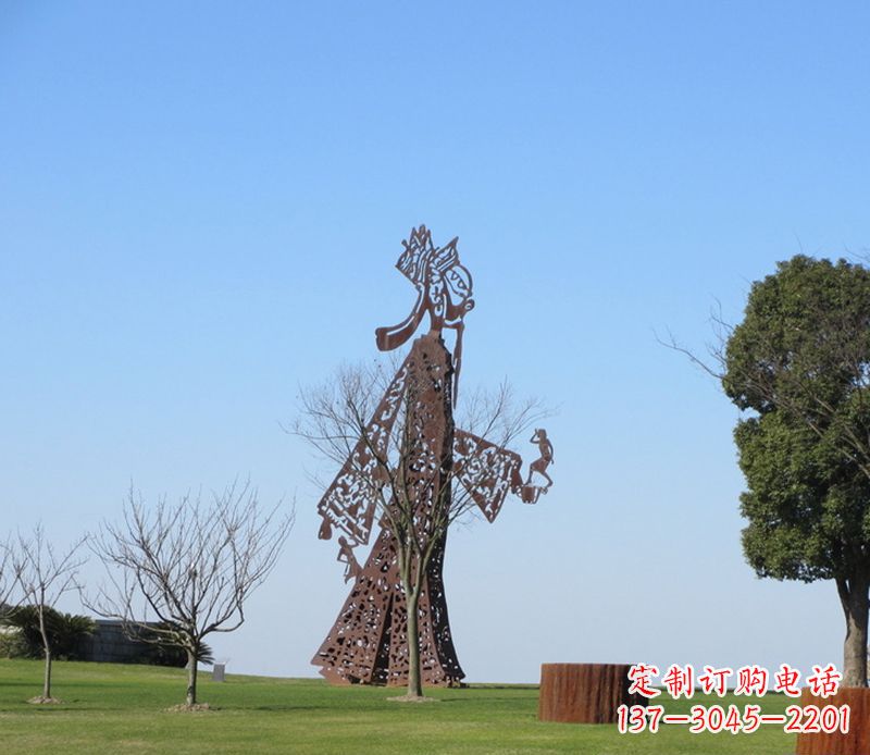 廊坊全新不锈钢艺术皮影戏雕塑