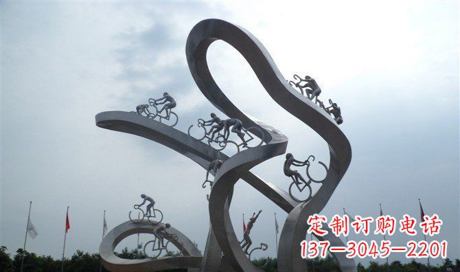 廊坊让你个性十足的自行车雕塑