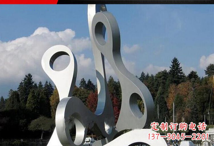 廊坊专业定制不锈钢字母景观雕塑