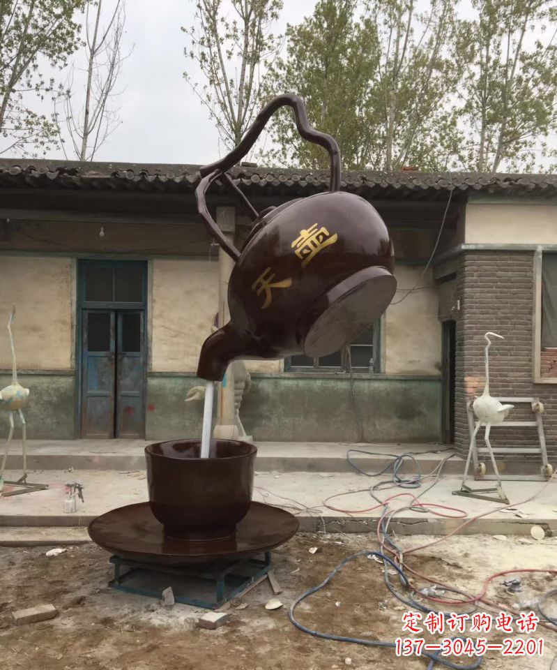 廊坊茶壶精美铜雕,为您打造经典景观雕塑