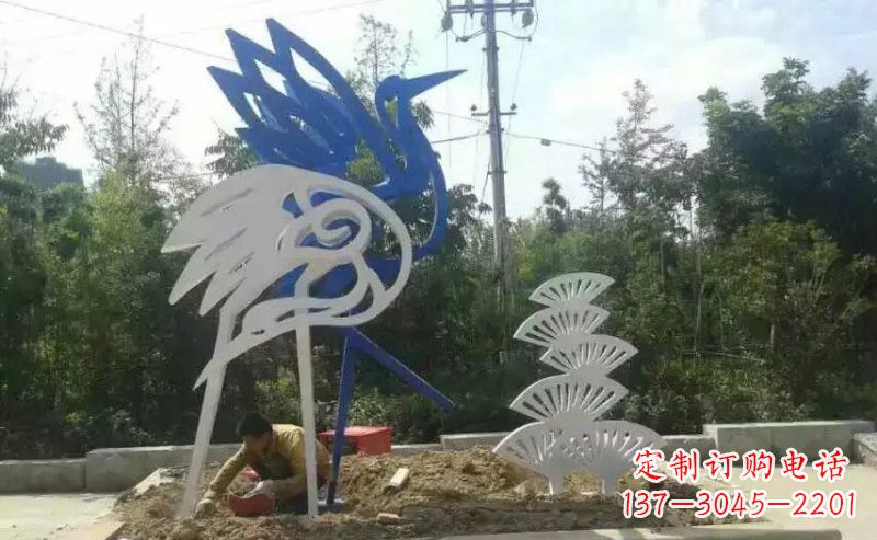 廊坊精美天鹅不锈钢雕塑