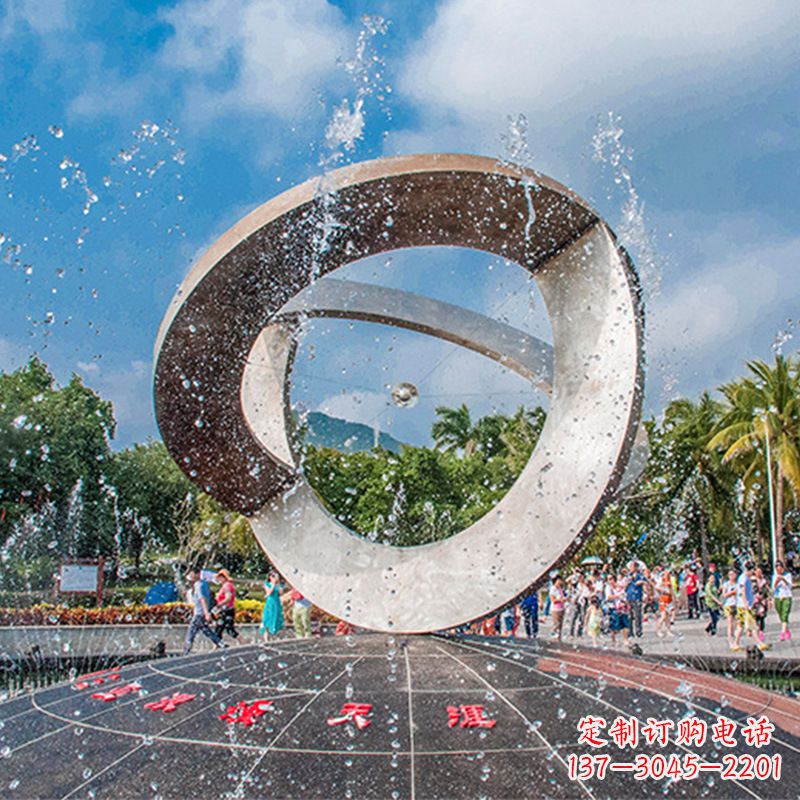 廊坊趣味非凡,体现尊贵,不锈钢喷泉雕塑