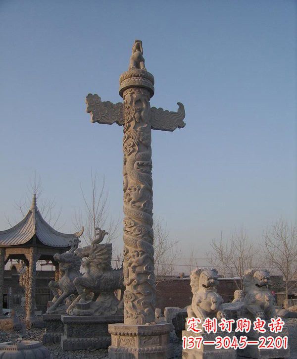 廊坊动感华表雕塑,为广场增添艺术魅力