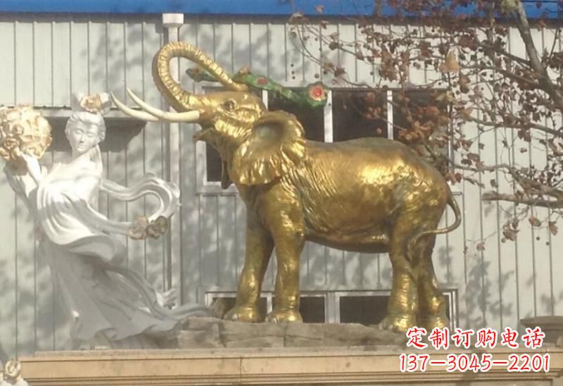 廊坊广场大象雕塑