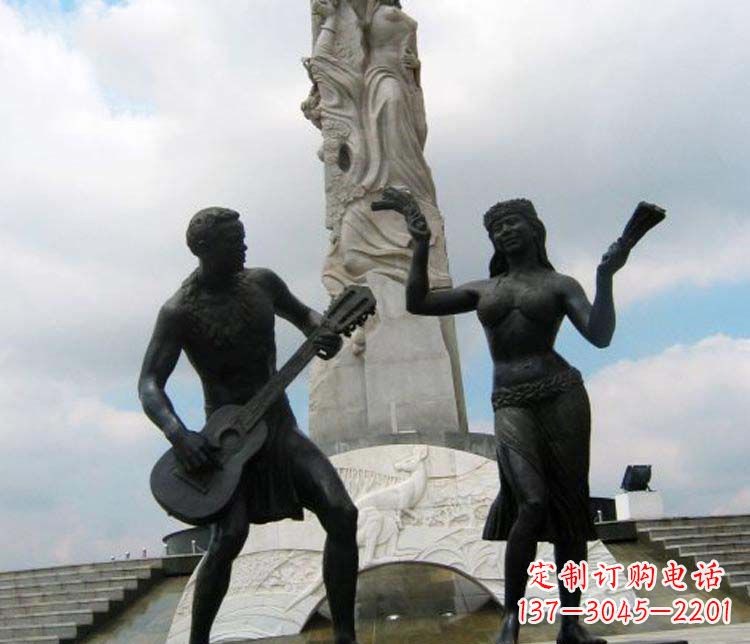 廊坊中领雕塑|专业定制吉他雕塑