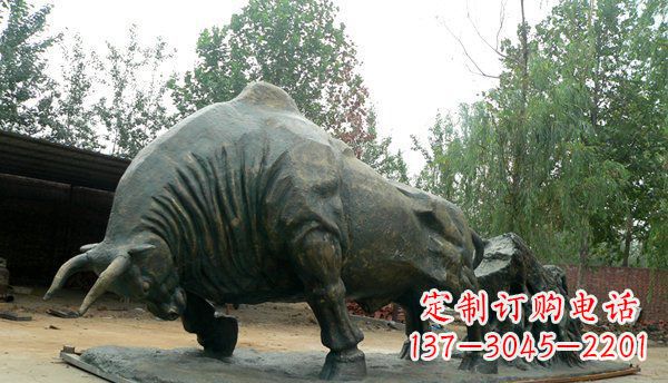 廊坊铜雕牛雕塑-领雕塑定制
