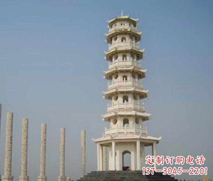 廊坊多层宝塔石雕:极致精美的雕塑艺术