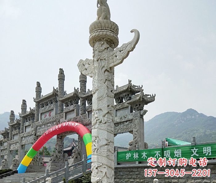 廊坊中领雕塑汉白玉华表石雕--专业的定制雕塑制作服务