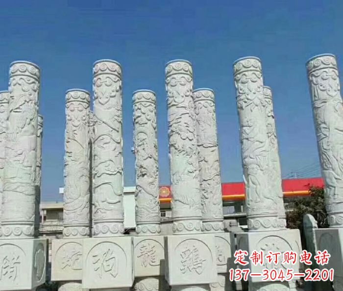 廊坊来自中国文化的十二生肖雕塑