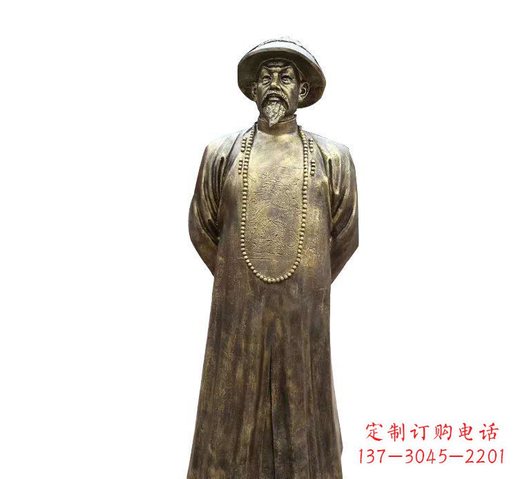 廊坊广场林则徐铜雕