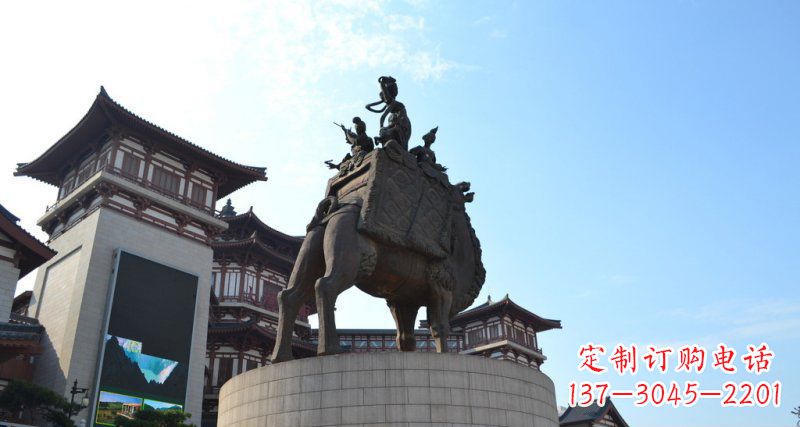 廊坊古典经典,丝绸柔情骆驼雕塑