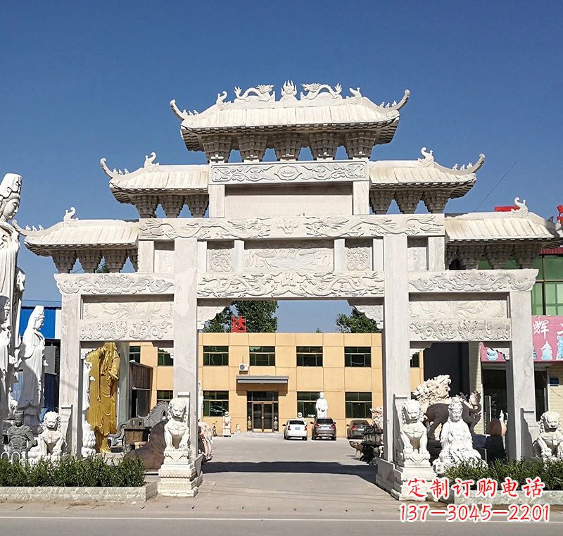 廊坊广场石雕牌坊：品质卓越的牌坊雕塑