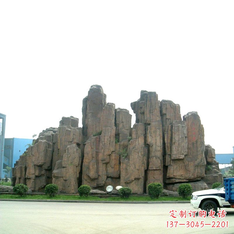 廊坊广场塑石假山雕塑