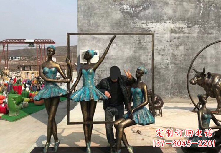 廊坊中领雕塑精美装饰品----现代西方美女人物雕塑