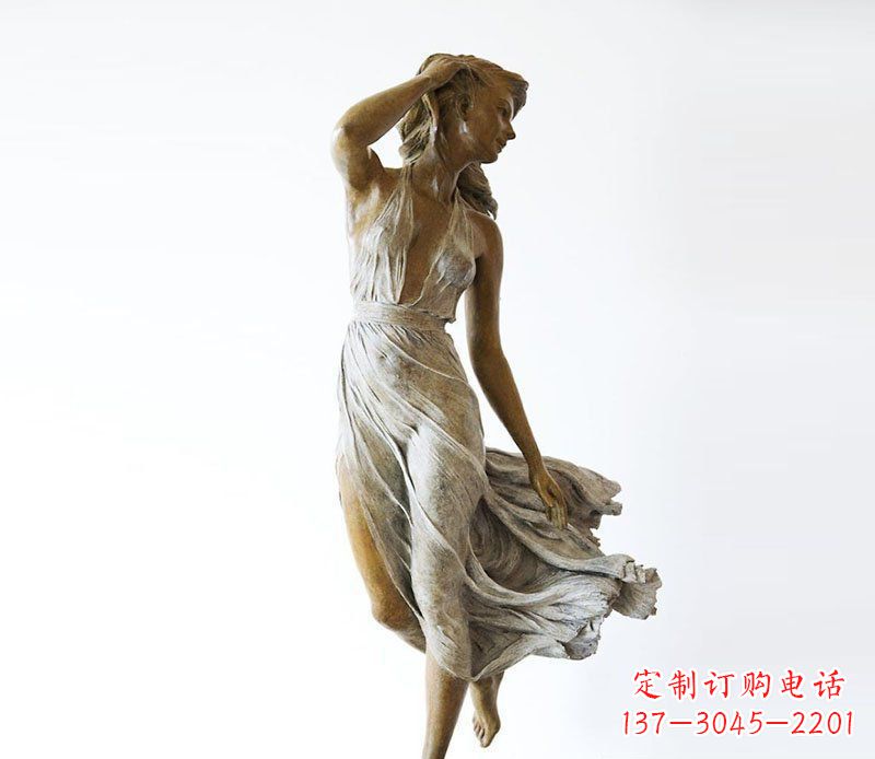 廊坊空灵优雅的西方美女雕塑