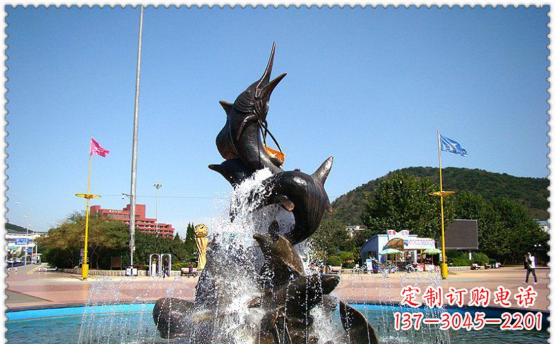 廊坊铜雕喷泉,引领美观大气
