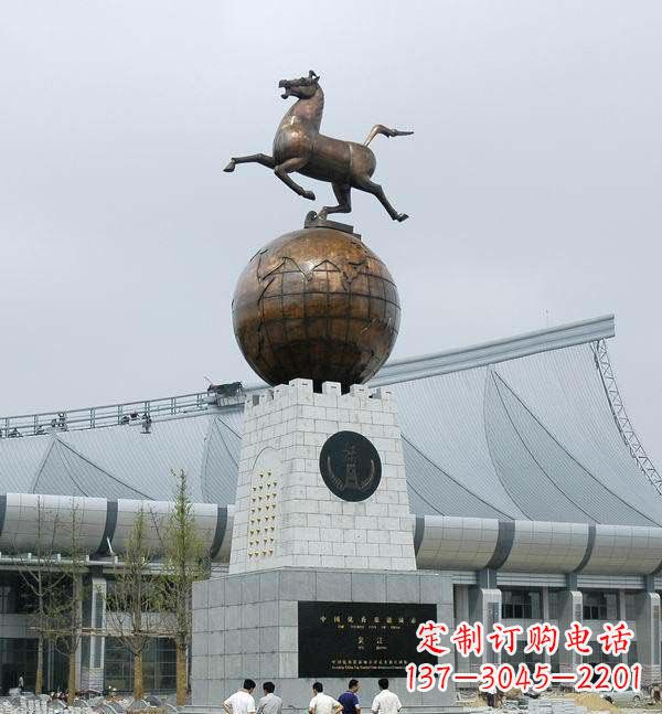 廊坊世界地球铜雕,完美展现地球的神秘与美丽