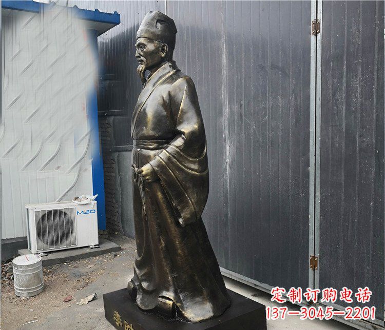 廊坊铸铜李时珍医学家雕塑,致敬伟大的医学先驱
