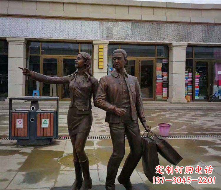 廊坊唯爱永恒:情侣雕塑