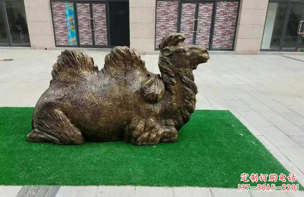 廊坊完美艺术──骆驼跪姿铜雕