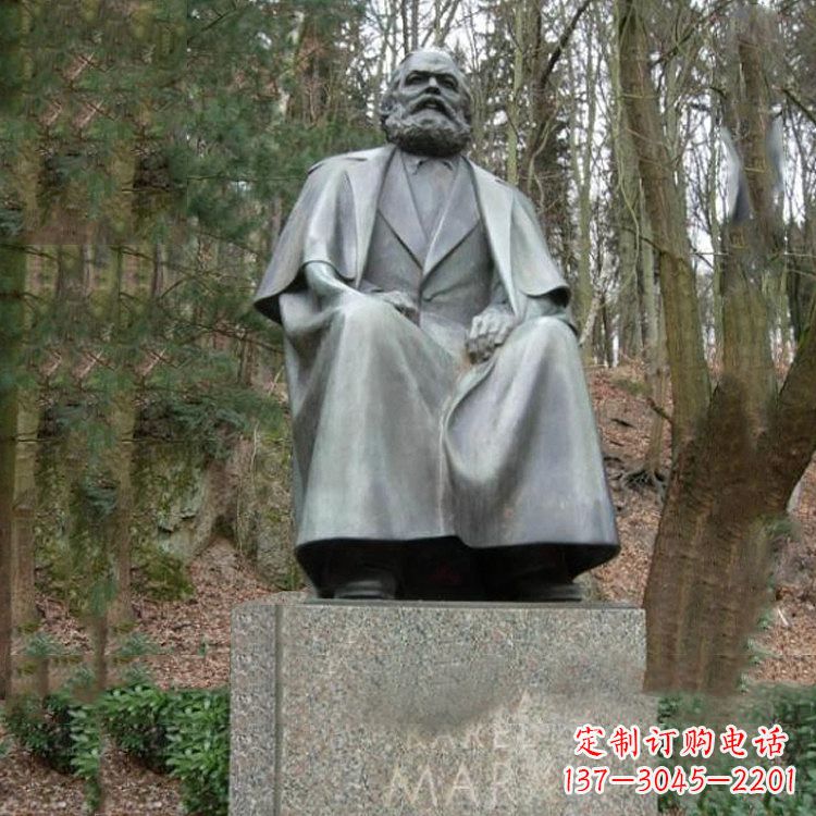 廊坊中领雕塑:马克思铜雕像——传承马克思思想,永载历史