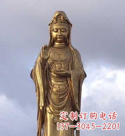廊坊佛祖蛤蜊观音精美大型雕塑