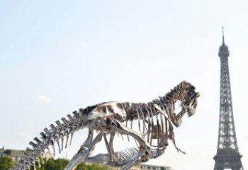 廊坊精美不锈钢恐龙雕塑