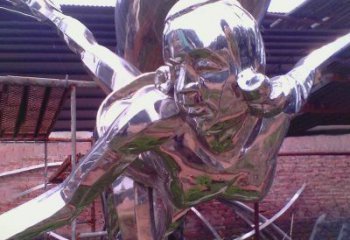 廊坊彰显经典风采的不锈钢运动员雕塑