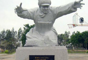 廊坊中领雕塑|专业制作黄继光石雕