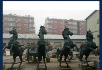 廊坊中领雕塑推出的优雅动物铜雕飞马，以其出色…