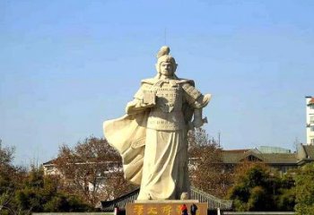 廊坊韩信西汉军事家雕像，引领西汉文化风采