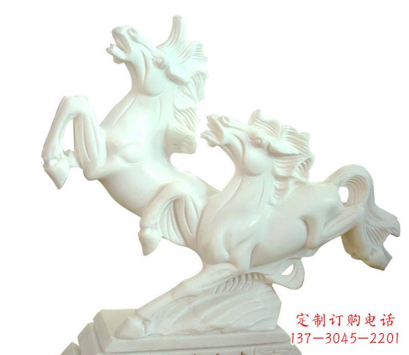 廊坊中领雕塑:精美细腻的汉白玉动物雕塑