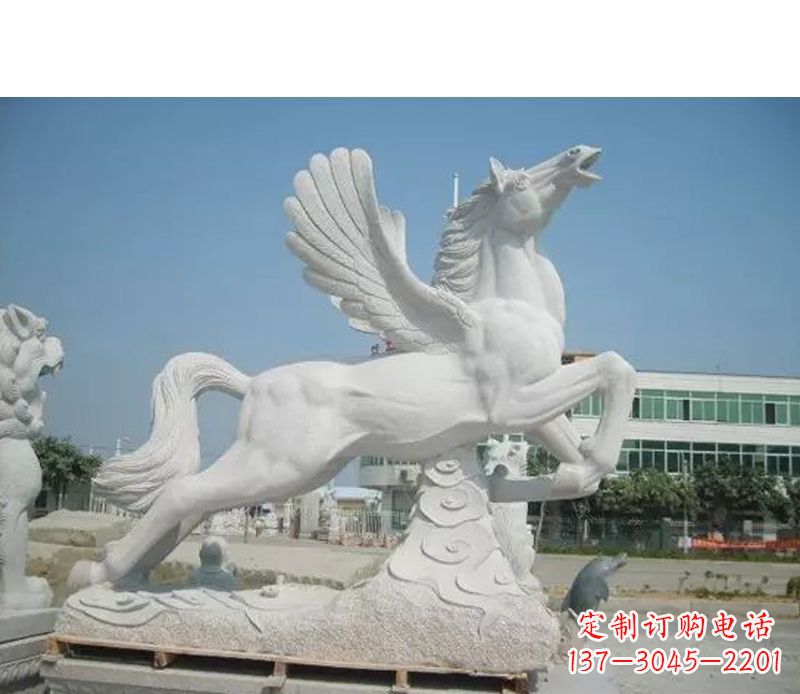廊坊汉白玉飞马雕塑