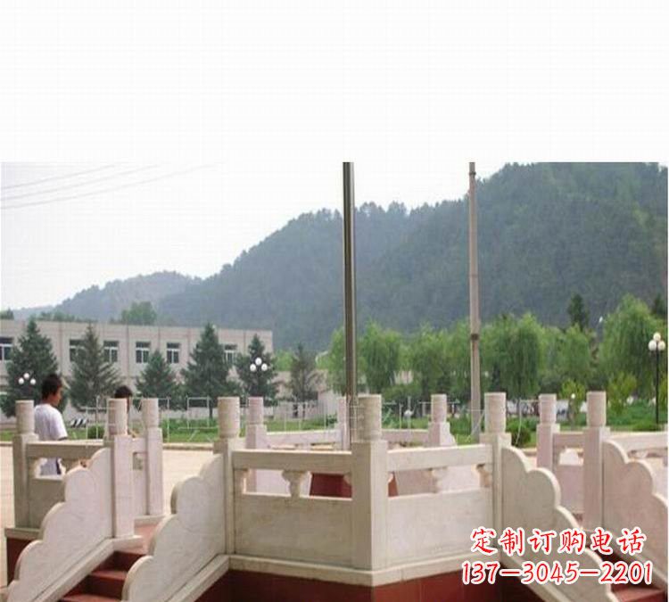 廊坊汉白玉国旗台雕塑