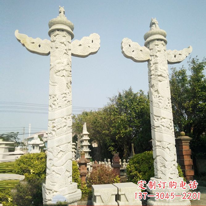 廊坊汉白玉华表石雕塑
