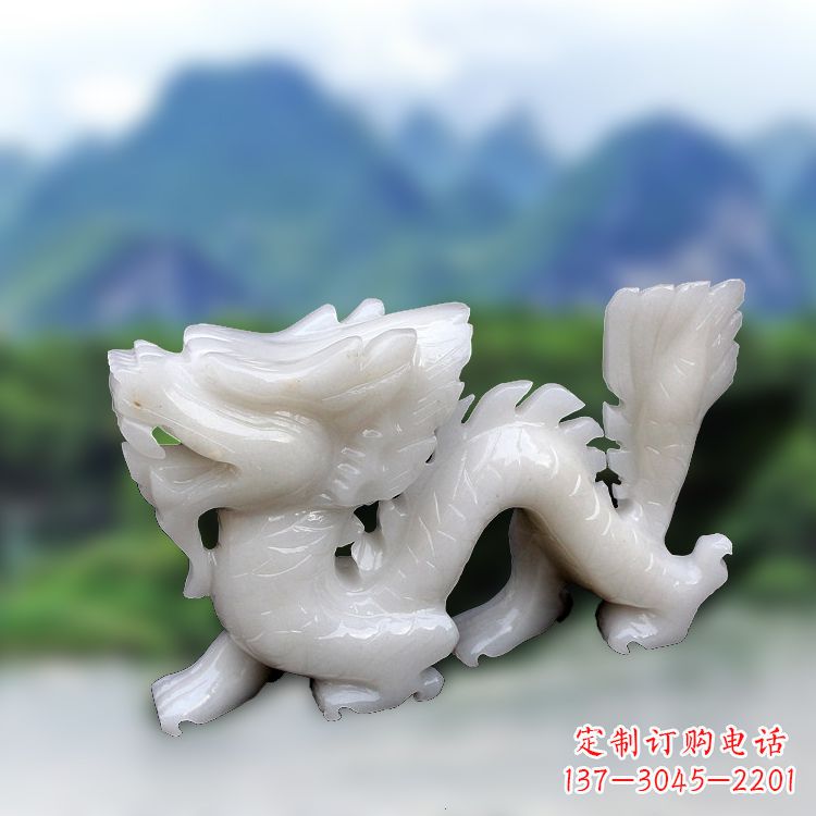 廊坊汉白玉龙雕塑饱含着中国传统文化的气息,是…